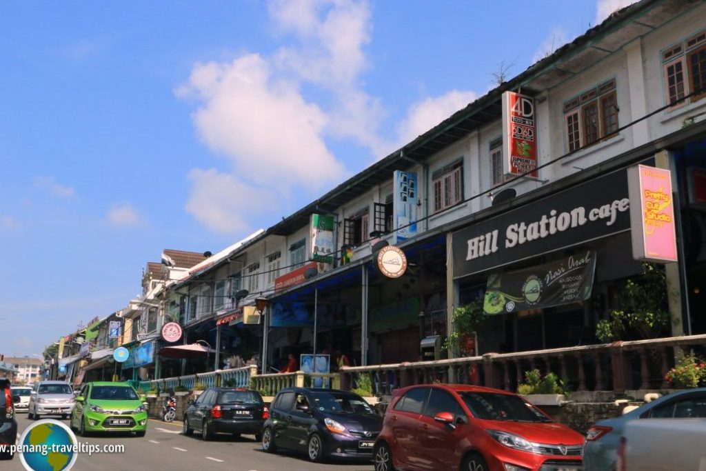 kompleks gerai tanah rata