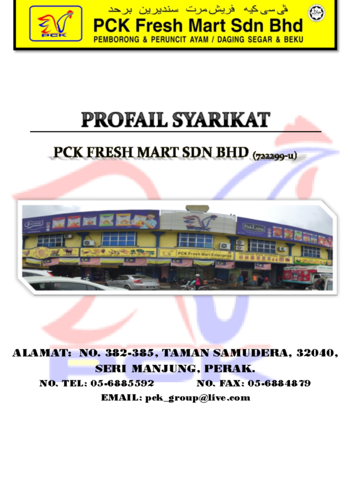 pck fresh mart teluk intan